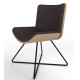 Review Upholstered Retro Lounge Chair With Criss Cross Frame